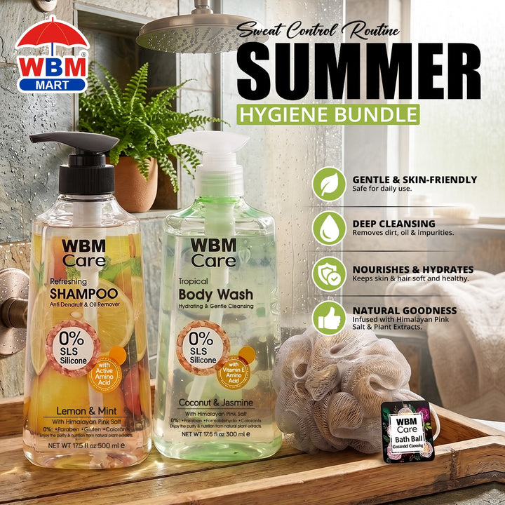 Sweat Control Routine – Summer Hygiene Bundle | WBM MART