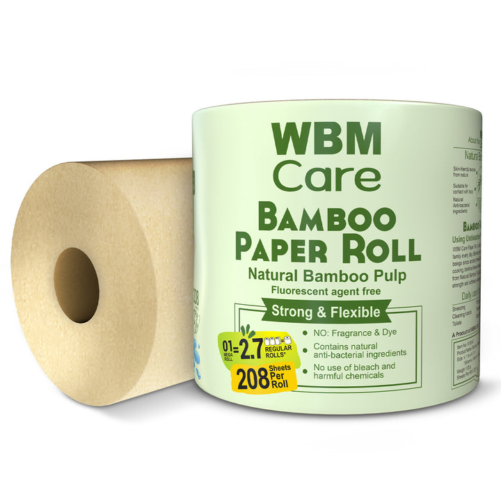 Bamboo Tissues Roll - 3 Ply | WBM Care