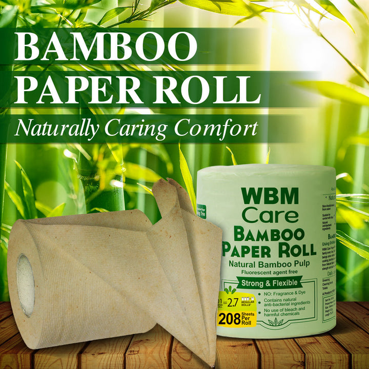 Bamboo Tissues Roll - 3 Ply | WBM Care