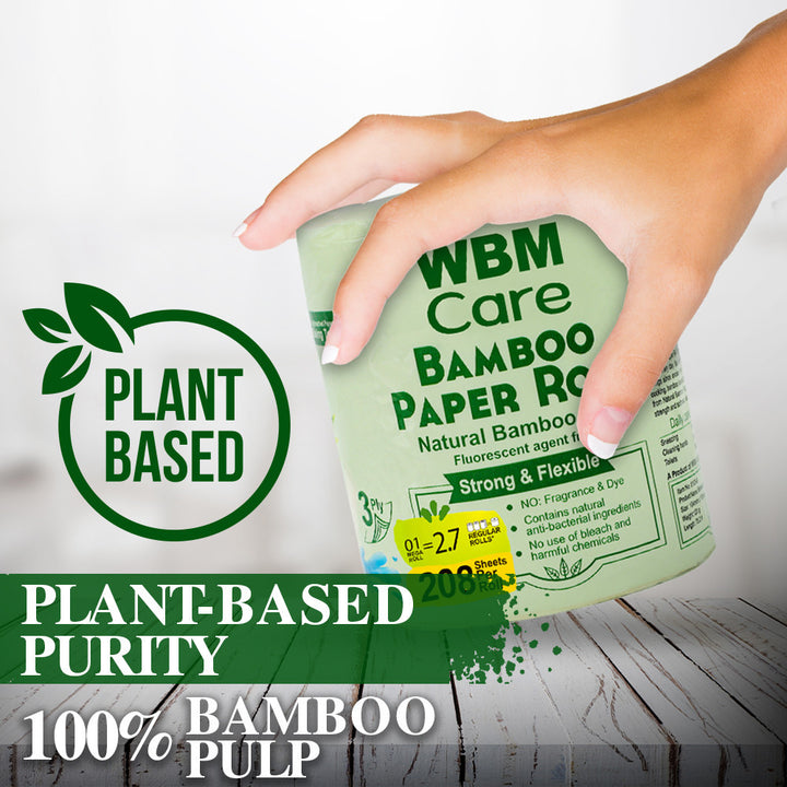 Bamboo Tissues Roll - 3 Ply | WBM Care