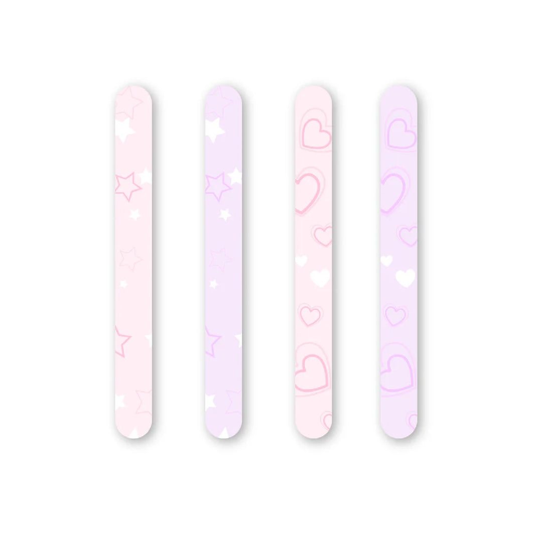Macaron Series Thicker Nail Files (4 pcs) | WBM MART