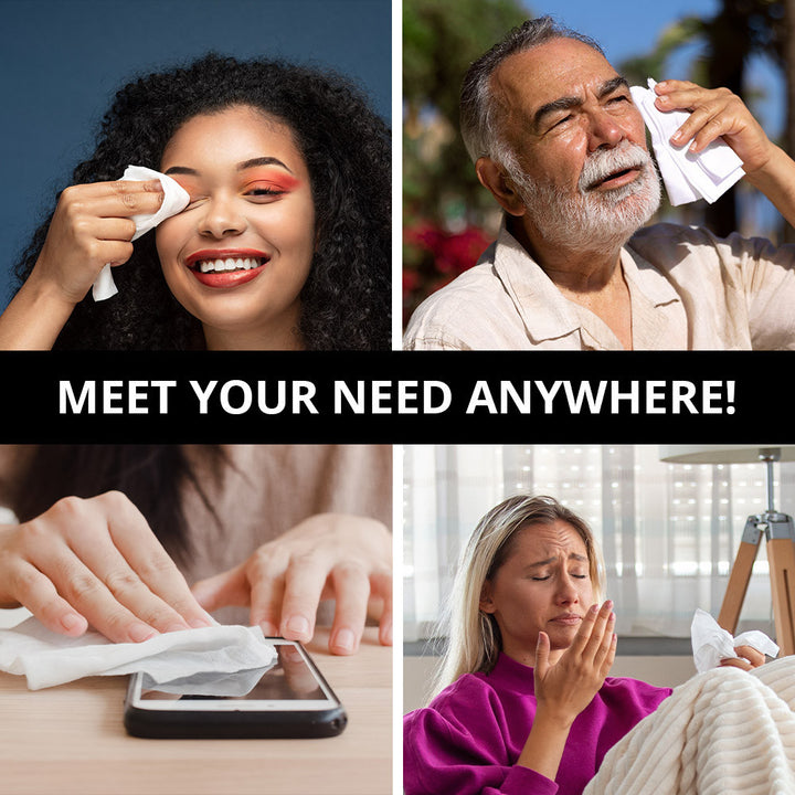 Facial Tissue Paper Small 2 Ply - 220 Sheet | WBM Care