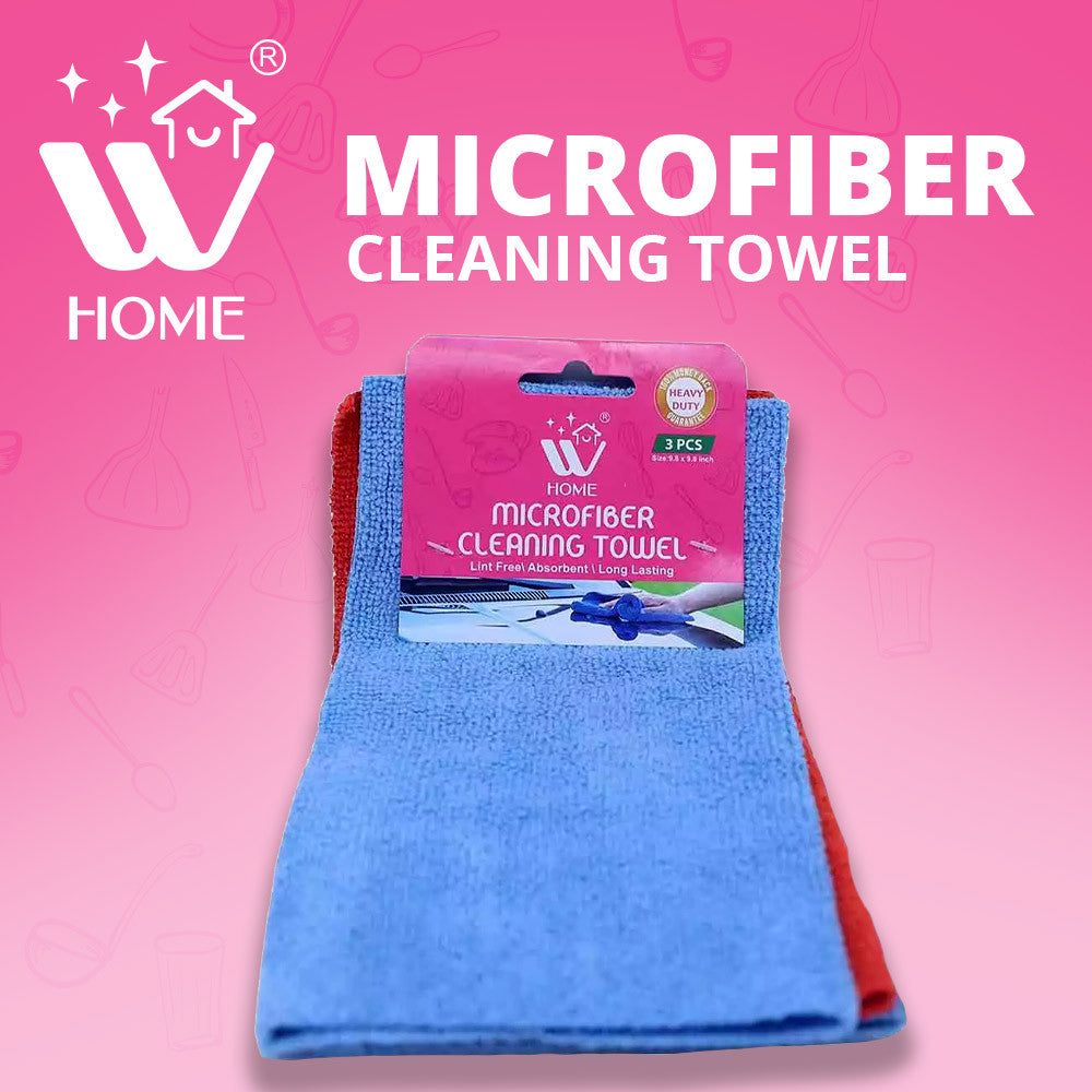 Microfiber Cleaning Towel - 185 gm | WBM Home