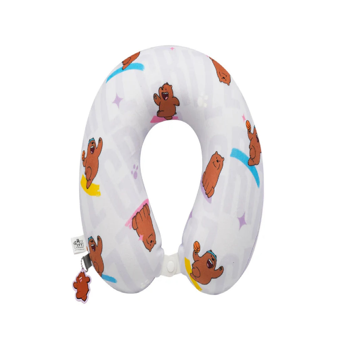 We Bare Bears Grizz Neck Pillow Seaside Music Festival | WBM MART