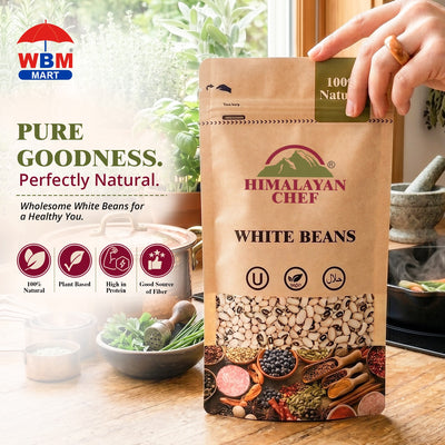 Gluten Free White Beans (Lobia) - 1 lbs (454g) | Himalayan Chef