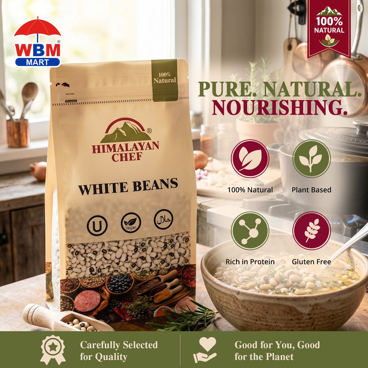 White Beans (Lobia) - 2 lbs (908g) | Himalayan Chef