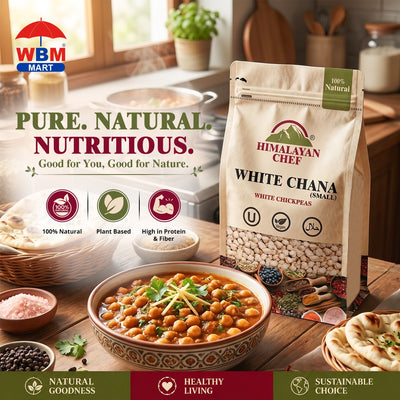Gluten Free White Chana (Standard) - 2 lbs (908g) | Himalayan Chef