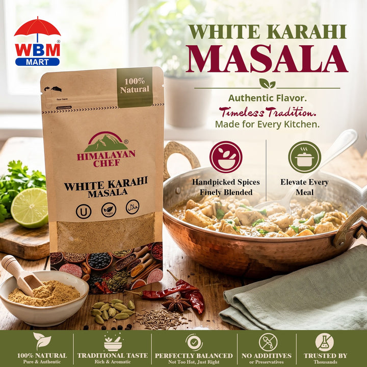 White Karahi Masala - 0.22 lbs (100g) | Himalayan Chef