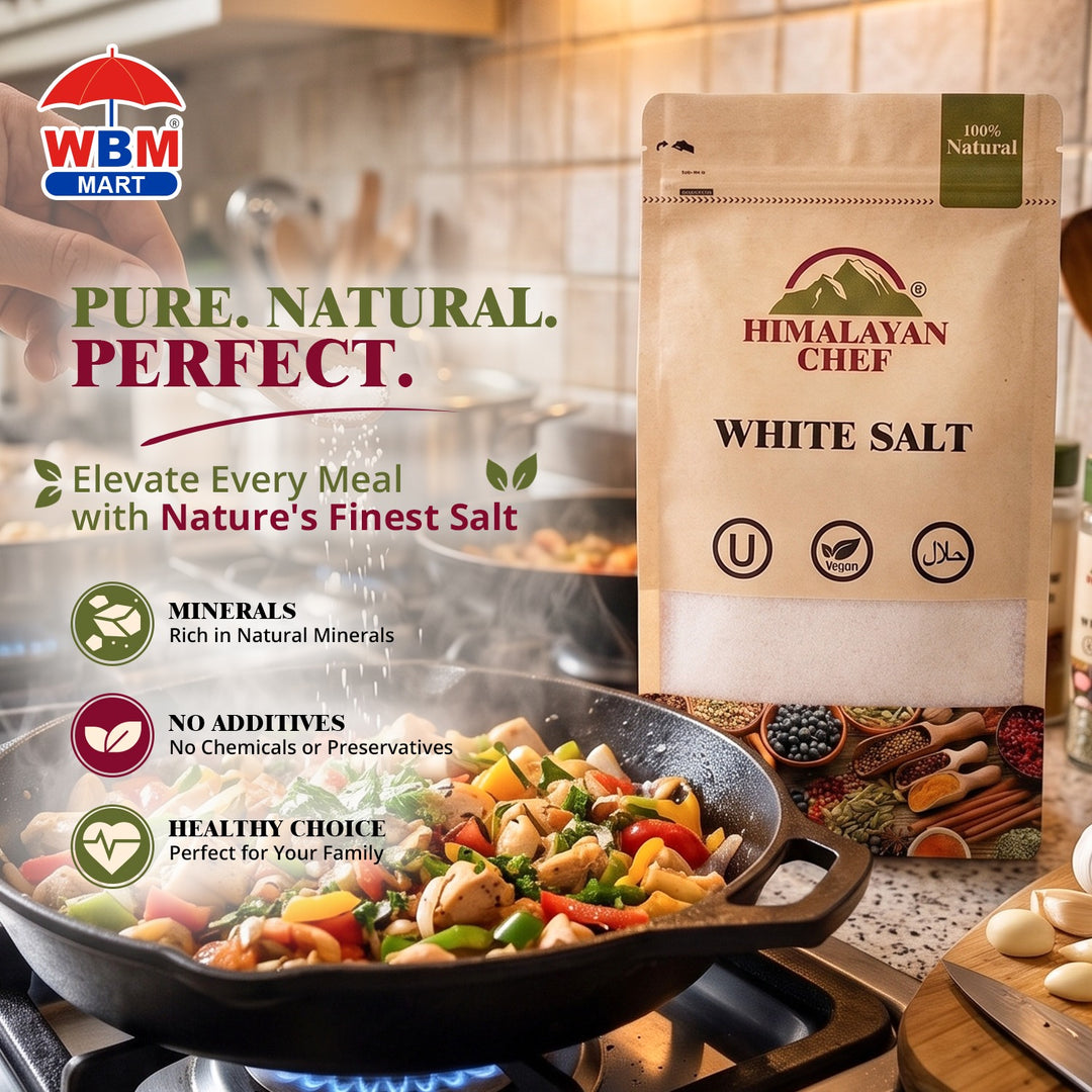 White Salt - 1 lbs (454g) | Himalayan Chef