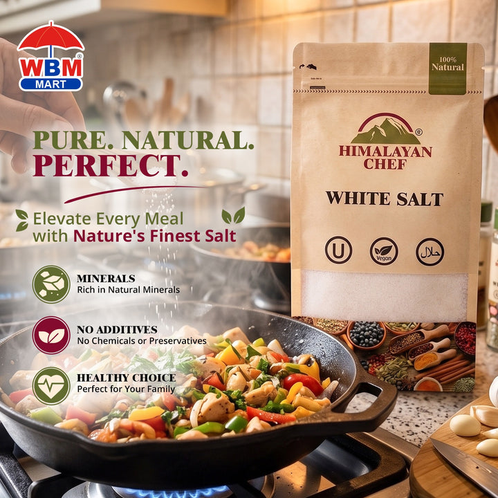 White Salt - 1 lbs (454g) | Himalayan Chef