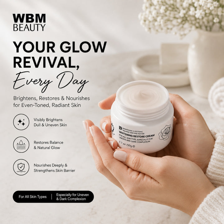 Whitening Restore Cream –  50g | WBM Beauty