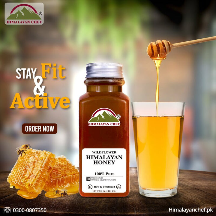 (Pack of 2) Wildflower + Sidr Honey - 2 lbs (960g) | Himalayan Chef