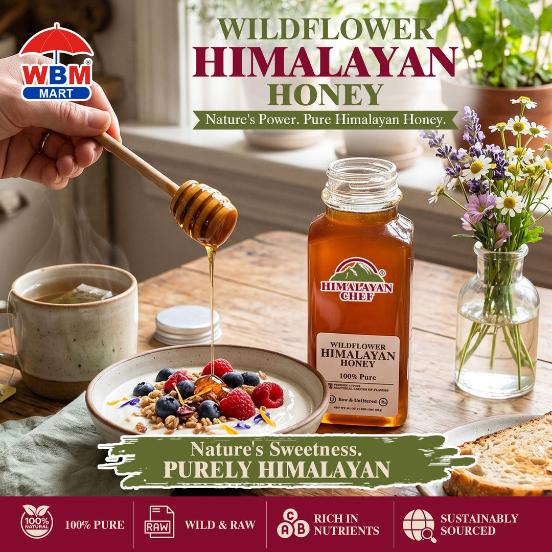 Wildflower Honey - 1 lbs (480g) | Himalayan Chef