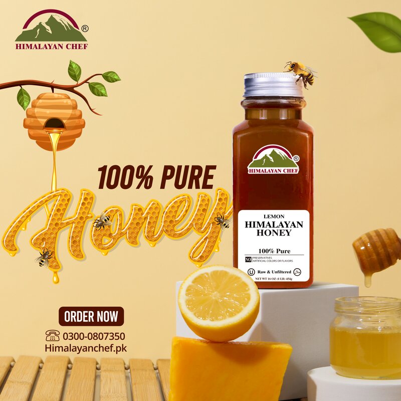 (Pack of 2) Wildflower Honey - 2 lbs (960g) | Himalayan Chef