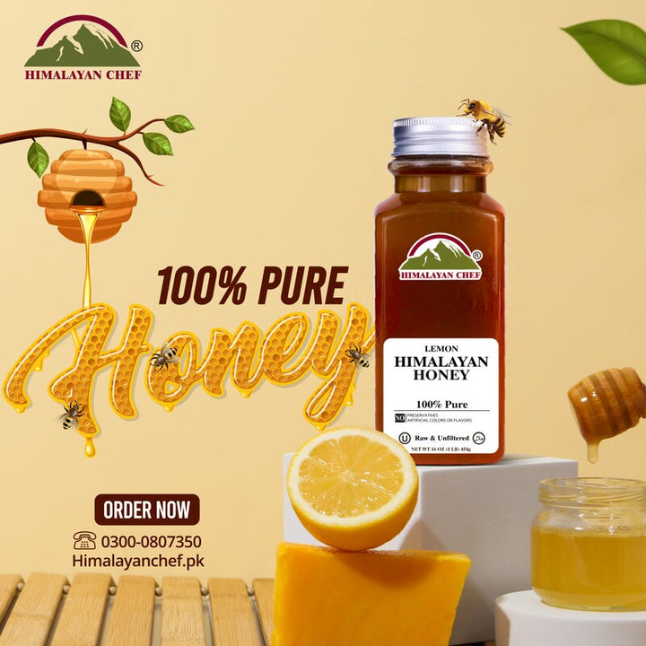 (Pack of 2) Wildflower Honey - 2 lbs (960g) | Himalayan Chef