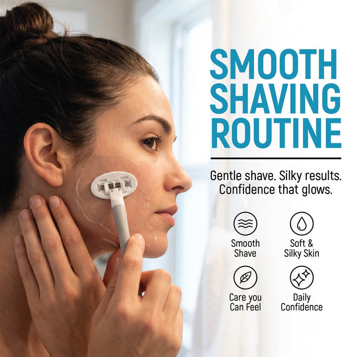 Multifunctional Women Razor with 4 Eyebrow Razor &amp; Extra Refill (Any Random Color) | WBM Beauty