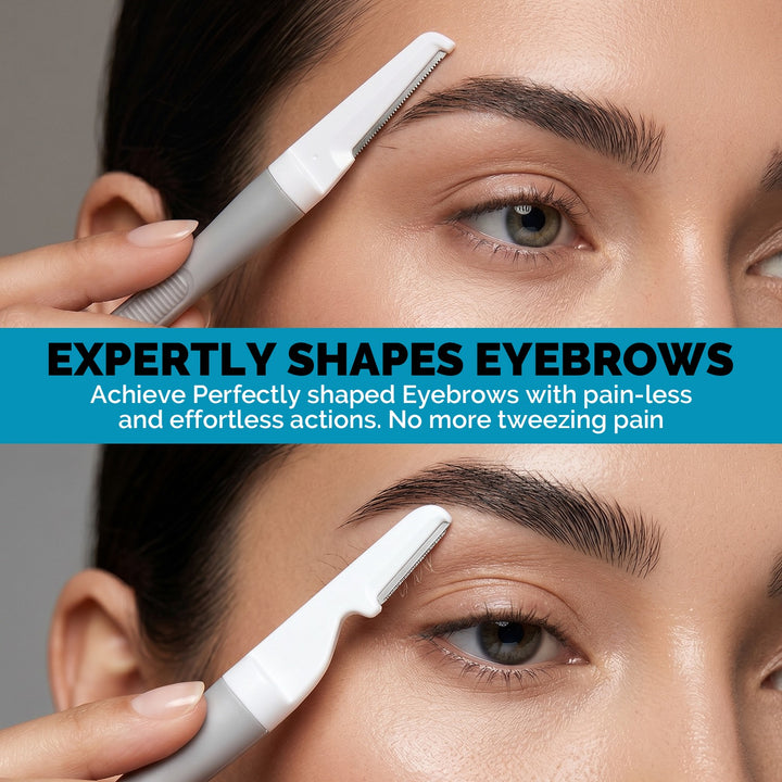 Multifunctional Women Razor with 4 Eyebrow Razor &amp; Extra Refill (Any Random Color) | WBM Beauty