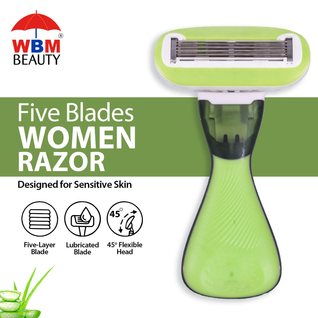 Five Blades Portable Women Razor | WBM Beauty