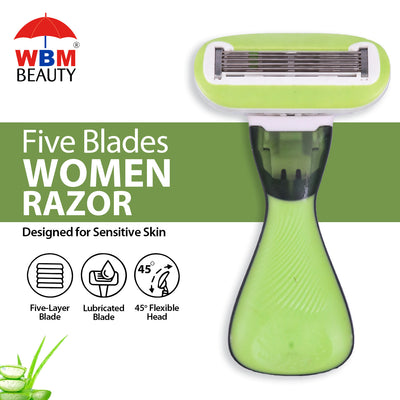 Five Blades Portable Women Razor | WBM Beauty