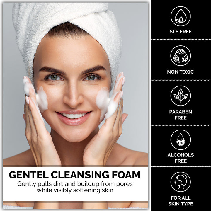 Foaming Facial Cleanser - 135ml | WBM Beauty
